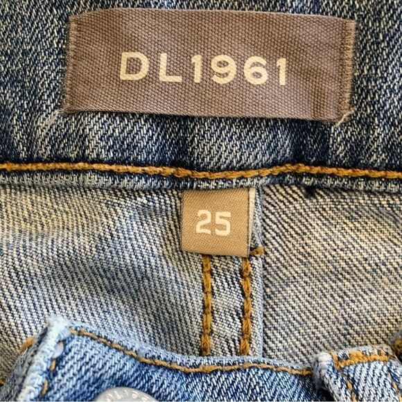 DL1961 MARA ANKLE High Rise Instasculpt Straight Jeans Size 25 - Picture 9 of 14